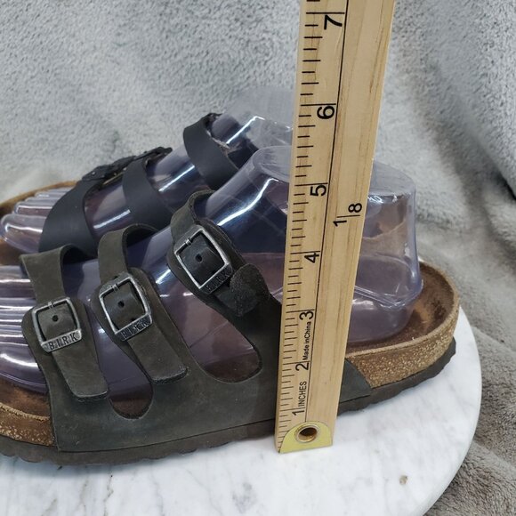 Birkenstock Shoes Womens EU 39 US 8-8.5 Brown Birko Flor Florida Sandals - Picture 4 of 11